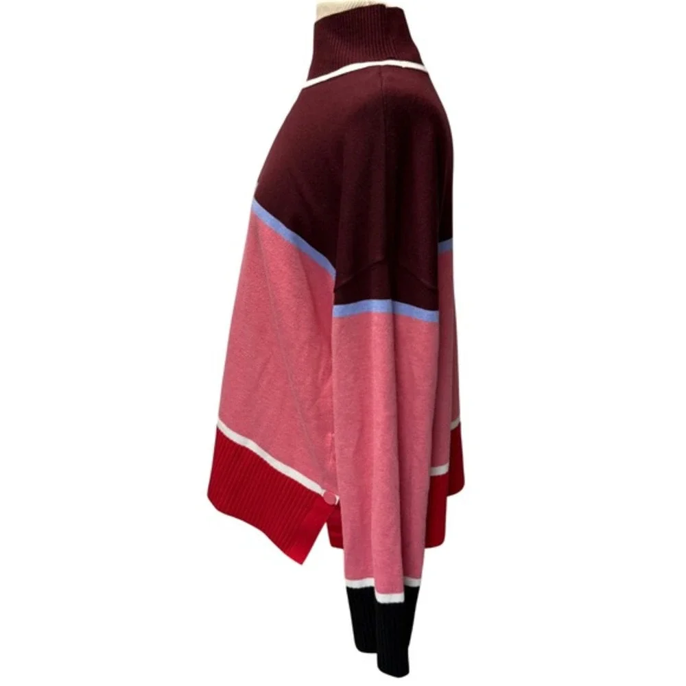 Talbots Colorblock Sweater Women's XL T by Talbots Turtleneck - Lot of 2